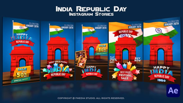 India Republic Day Instagram Stories（422145）-技能树
